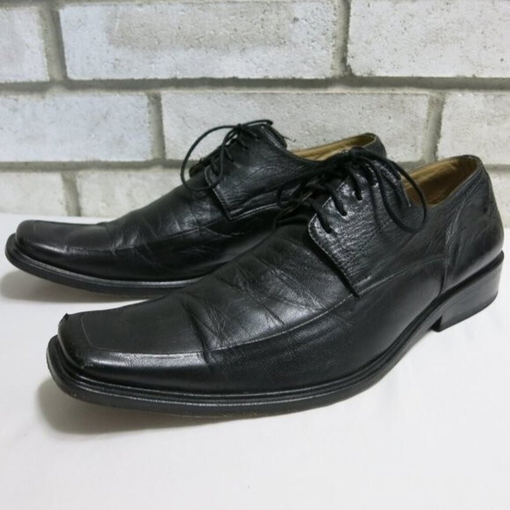 Casucci Men's Shoes Leather Long Toe Oxfords Footwear Zapatos Kutsu 42 9